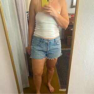 AGOLDE Parker denim shorts